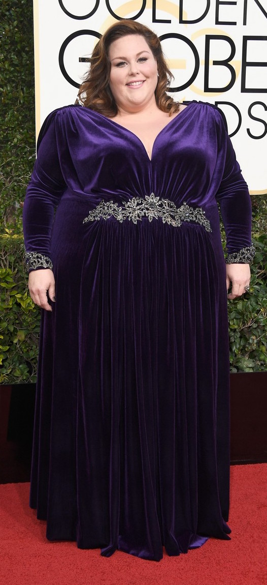 chrissy metz golden globes 2019 dress