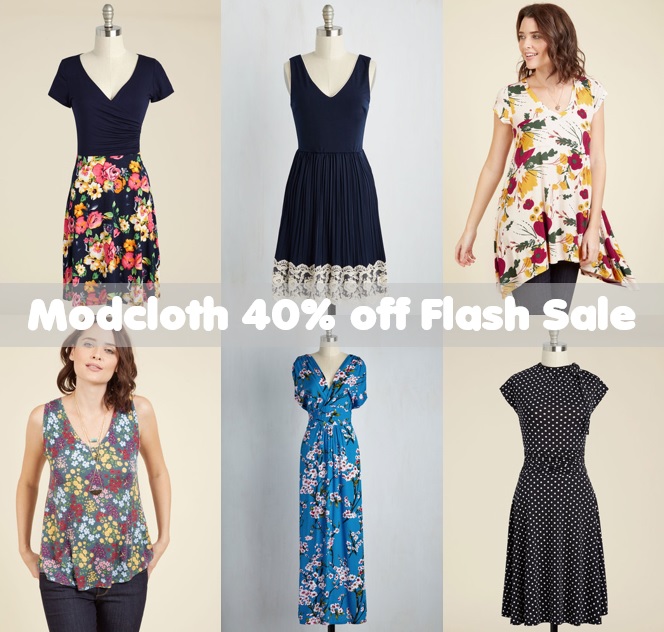 Modcloth Sale ONE-DAY FLASH SALE - 40 percent off at Modcloth