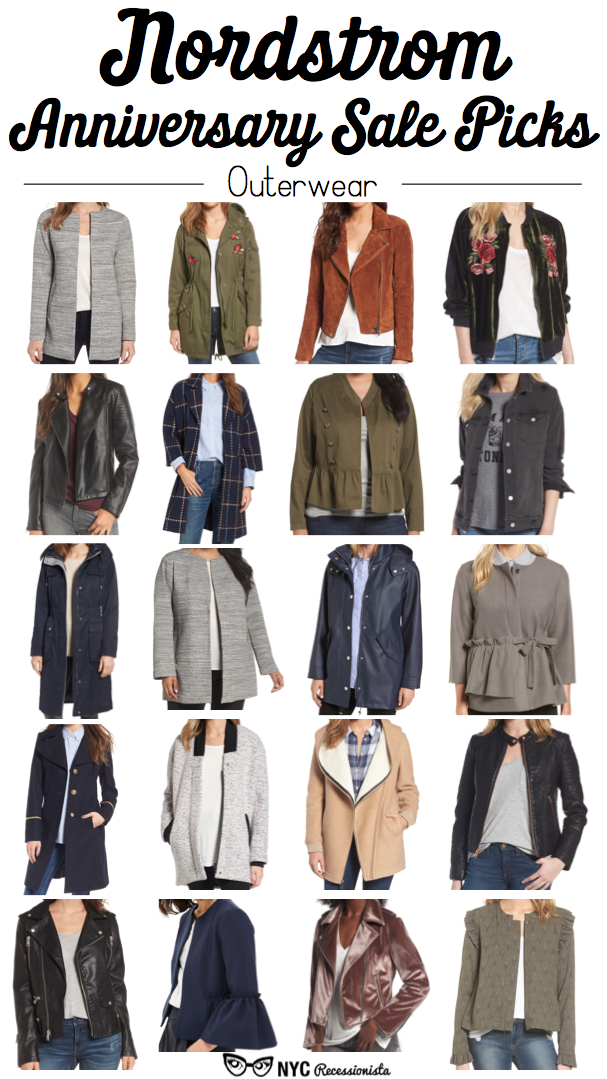 Nordstrom Anniversary Sale Coats and Jackets NYC Recessionista